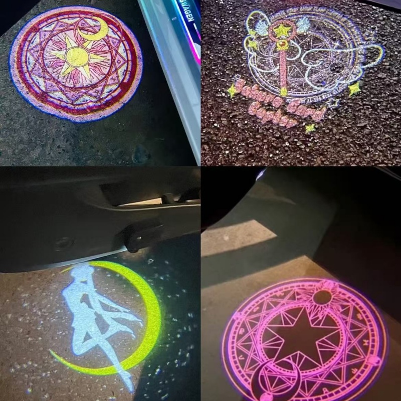 Car Accessories Parts - Sailor Moon Anime Car Welcome Light