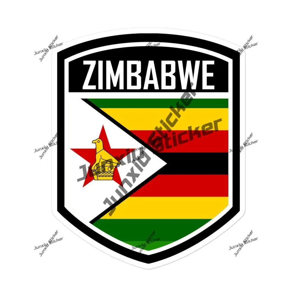 Car Accessories Zimbabwe - Zimbabwe Decal Zimbabwe Flag Emblem Stickers