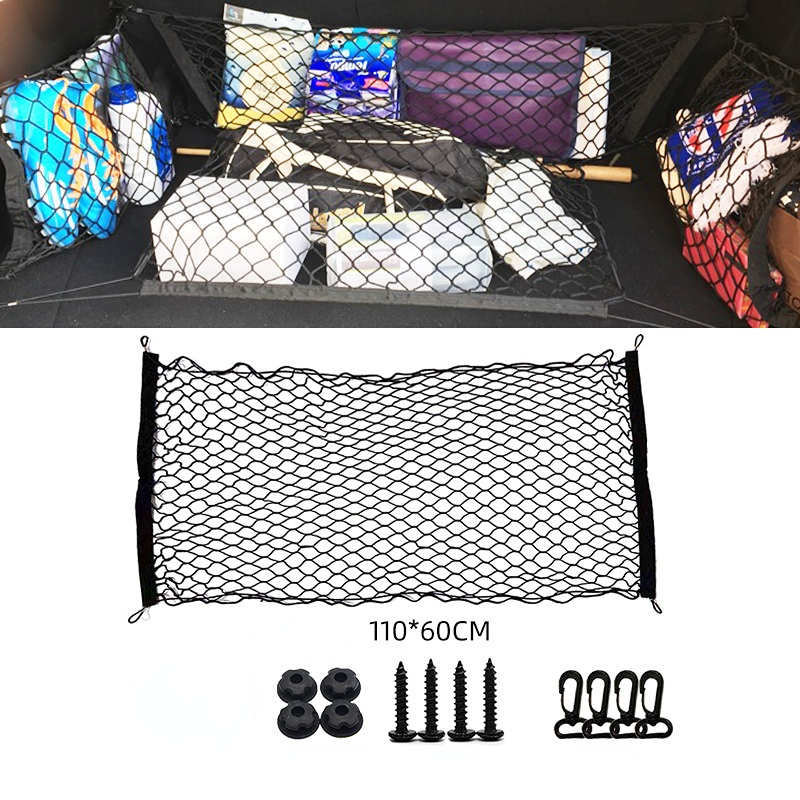 Car Cargo Net Trunk - Car Trunk Storage Net Fixed Elastic