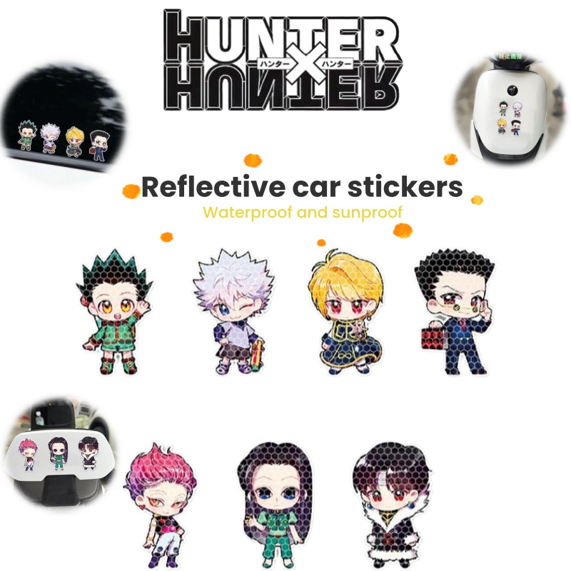 Car Accessories Parts - Anime Full-Time Hunter Strong Reflective Warning