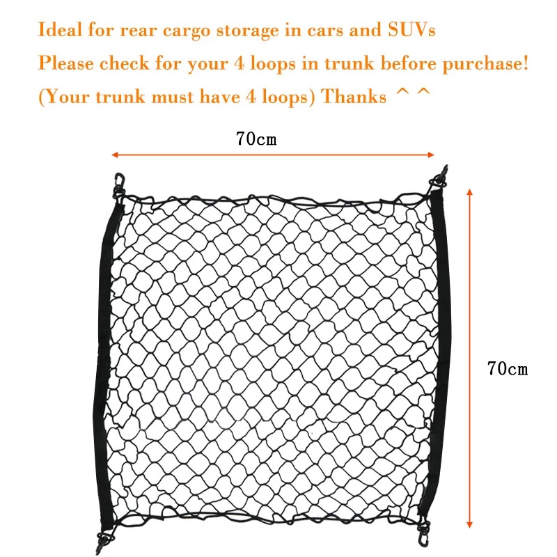 Car Trunk Network Mesh for Zee - огляд і ціна Car Cargo Net Trunk