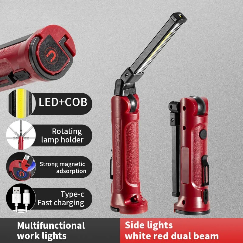 COB LED Work Light Rechargeabl - огляд і ціна Car Accessories Hanging