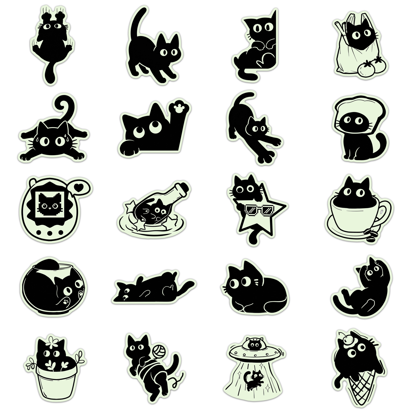 20 Pcs Glow in The Dark Black  - огляд і ціна Car Accessories List