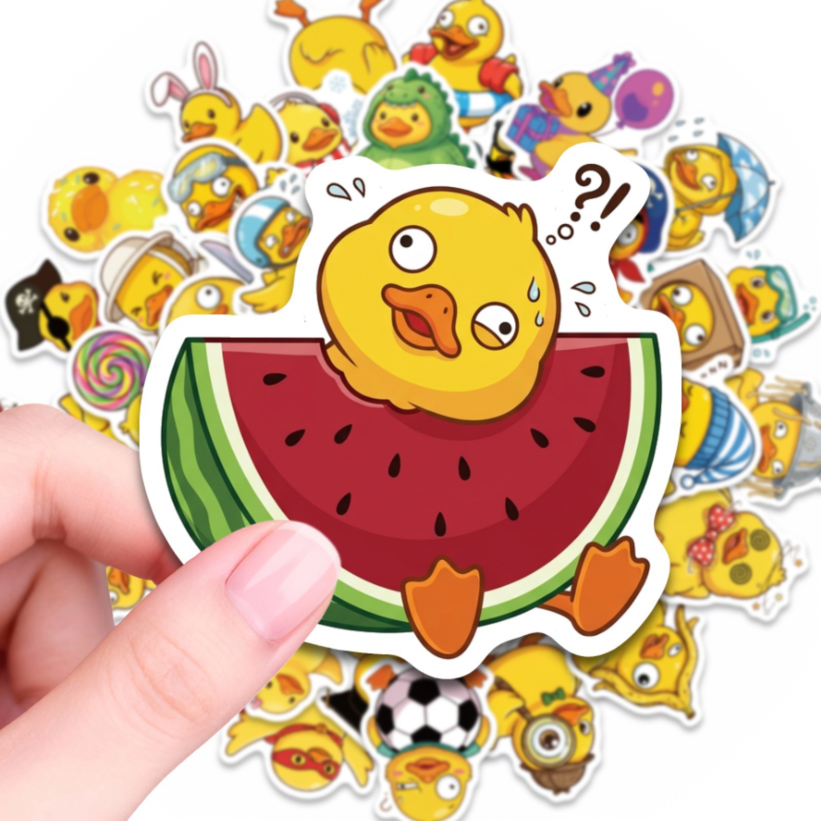 50/100Pcs Cute Funny Small Duc - огляд і ціна Car Accessories List