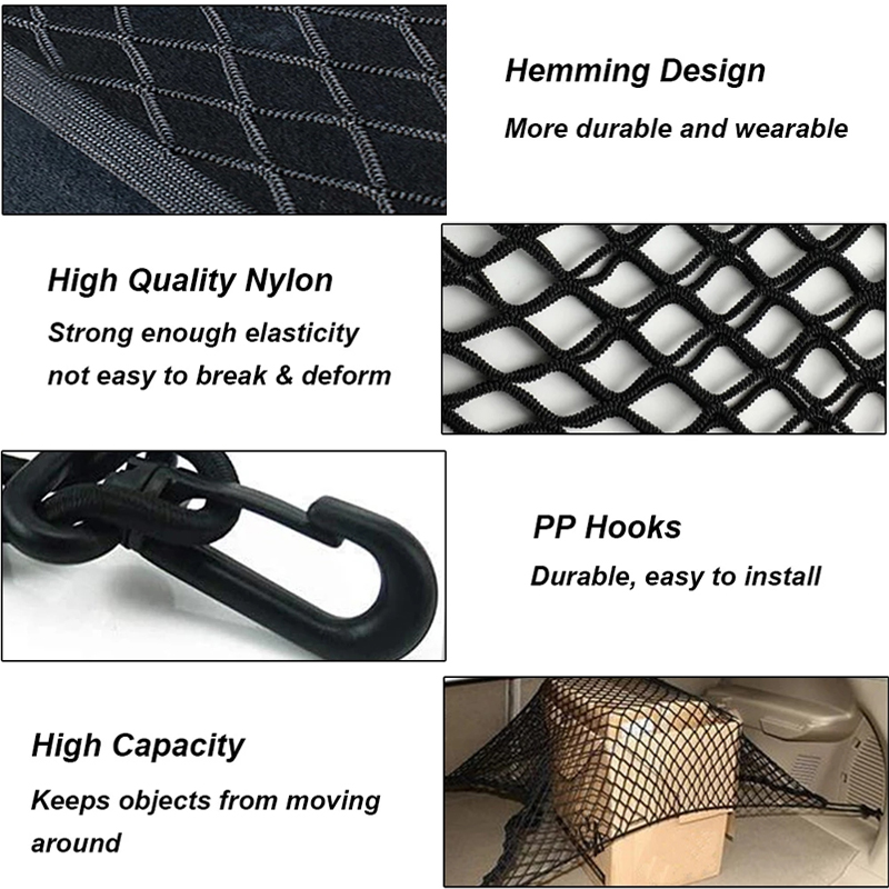 for BMW X5 iX5 E70 F15 G05 E53 - огляд і ціна Car Cargo Net Trunk