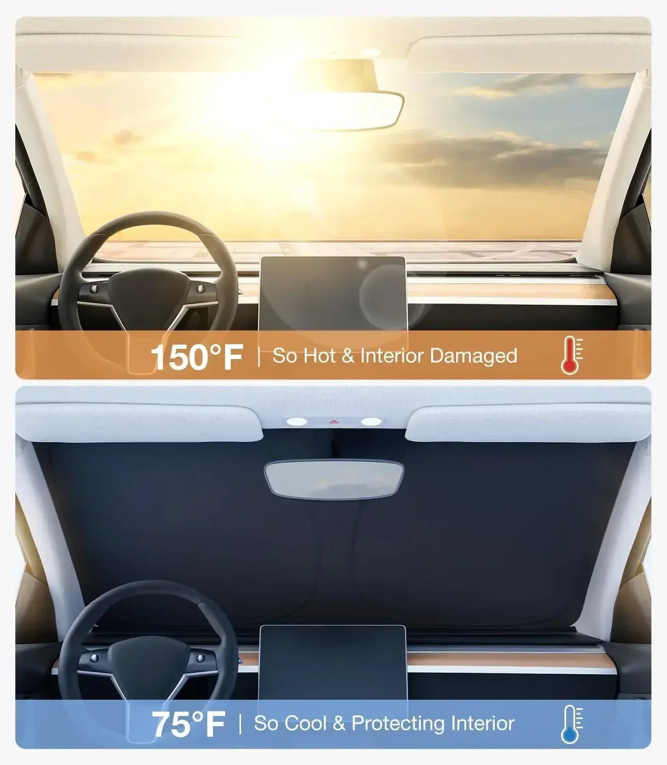 Car Sunshade Front Windshield  - огляд і ціна Car Accessories For Interior