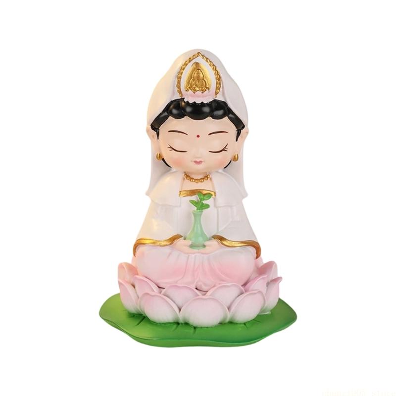 QX2E Buddhas Figurines Guan Yi - огляд і ціна Car Accessories Bangi