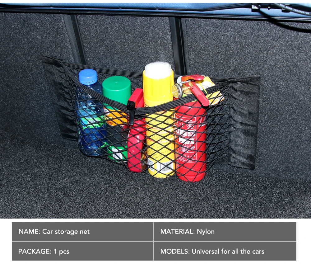 Car Back Rear Trunk Storage Ne - огляд і ціна Car Cargo Net Trunk